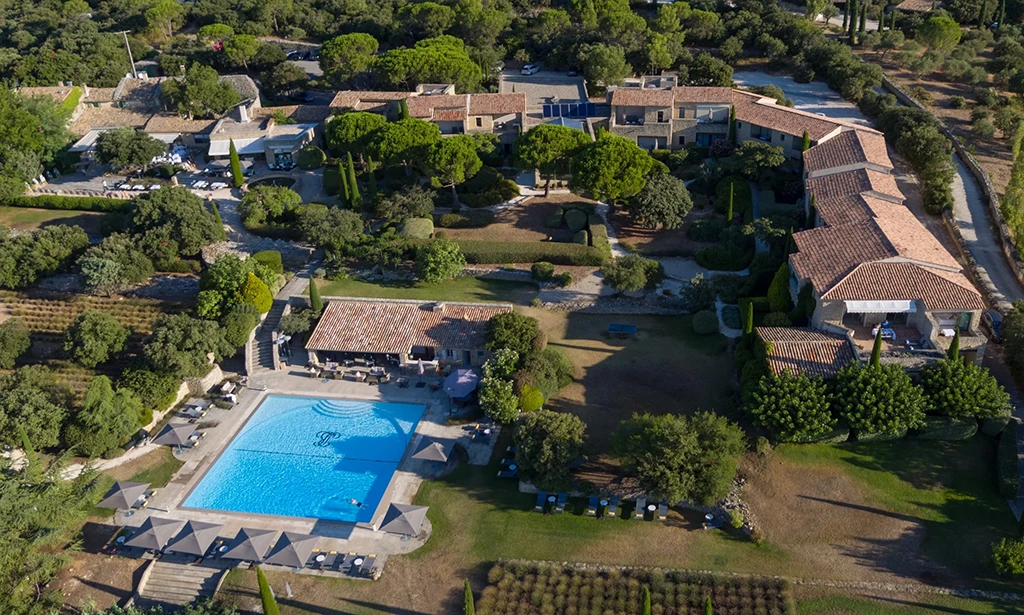 Hôtel le Cantemerle vu du ciel
